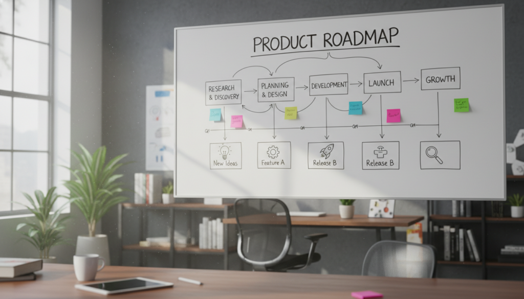 49 educação | Roadmap de Produto: Como Transformar Visão em Execução na Prática